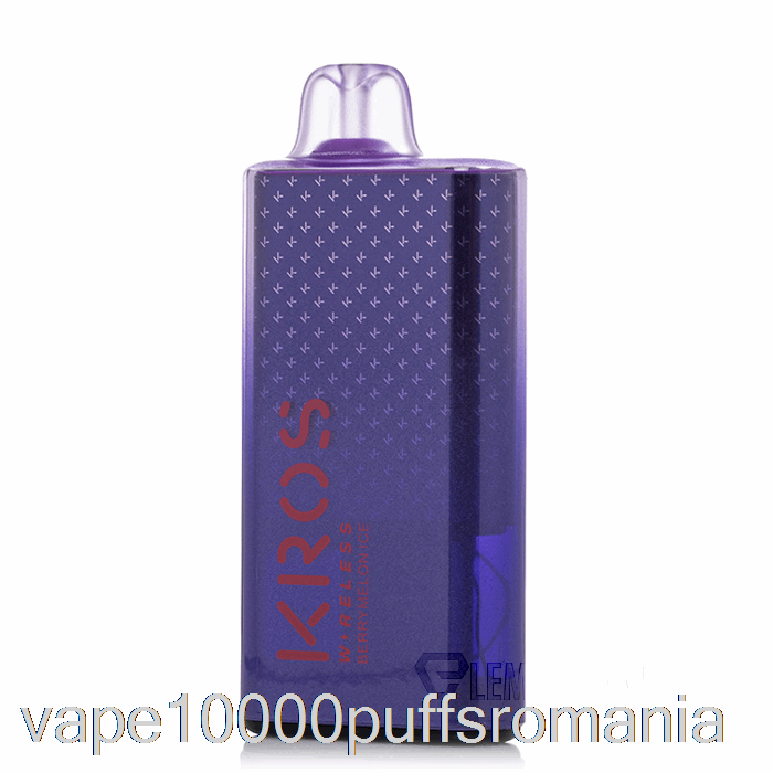 Vape Romania Kros Wireless 9000 Gheata De Pepene Galben De Unica Folosinta